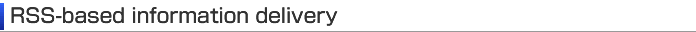 RSS-based information delivery
